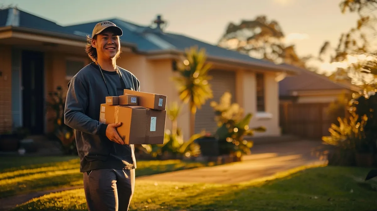 aliexpress-delivery-suburban-home-16-9.jpg AliExpress delivery, person receiving packages at suburban home