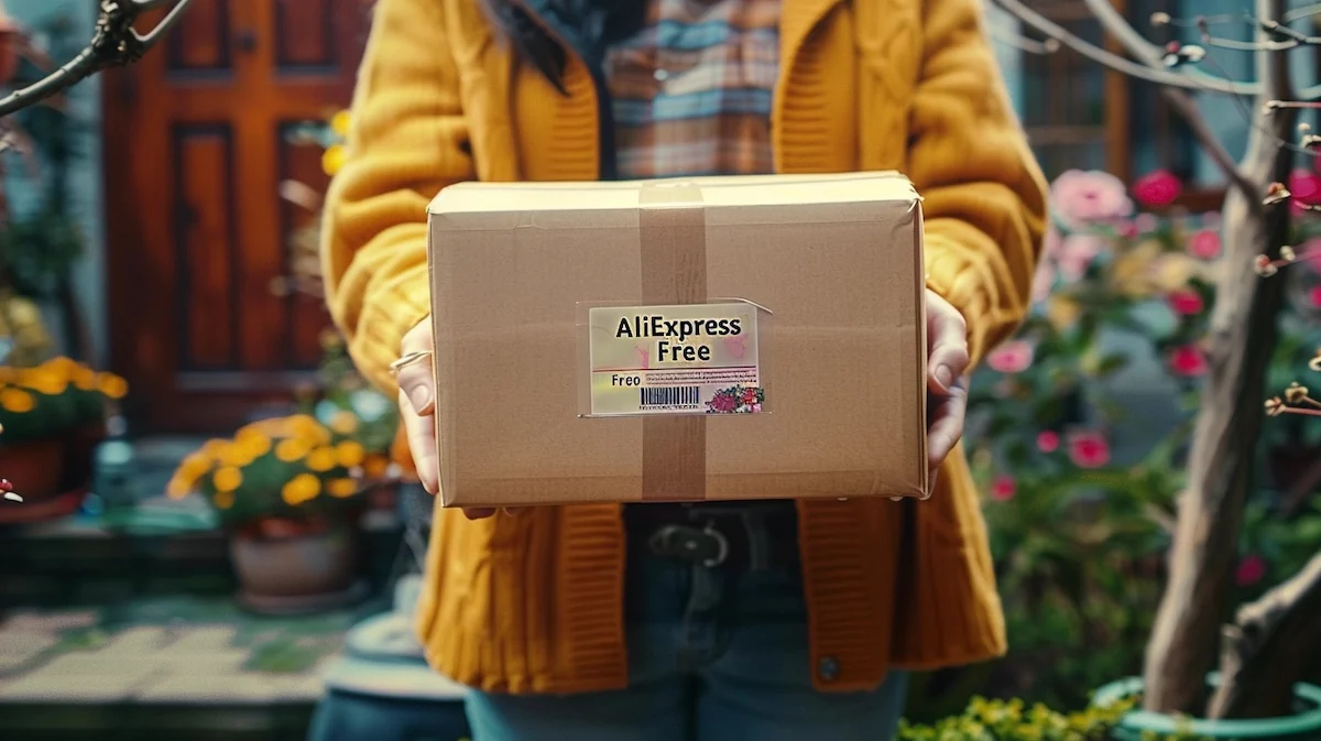 aliexpress-for-free-home-delivery-16-9.jpg How to get AliExpress products for free, person receiving free product at doorstep