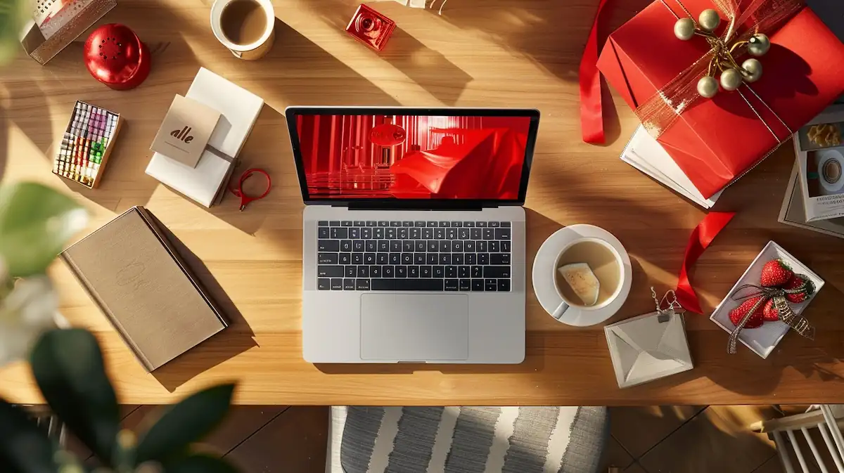 aliexpress-promocodes-desk-16-9.jpg AliExpress promocodes, laptop on desk with shopping items