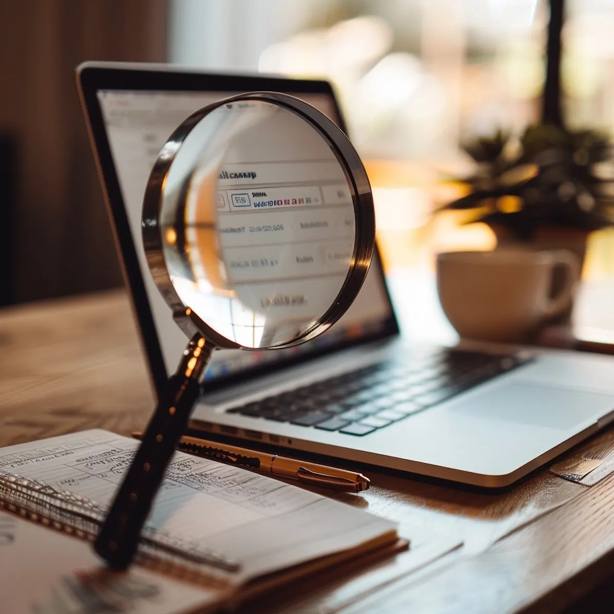 how-to-find-on-aliexpress-magnifying-glass-1-1.jpg How to find on AliExpress, magnifying glass over laptop screen with search bar
