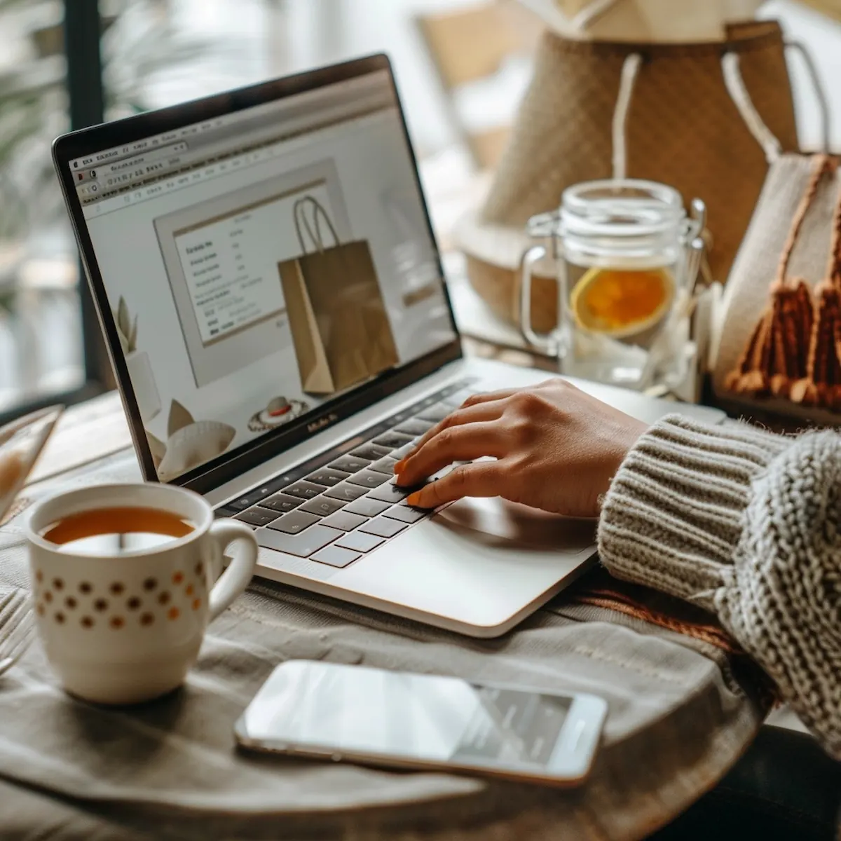 how-to-purchase-on-aliexpress-checkout-1-1.jpg How to purchase on AliExpress, hands entering payment info on laptop