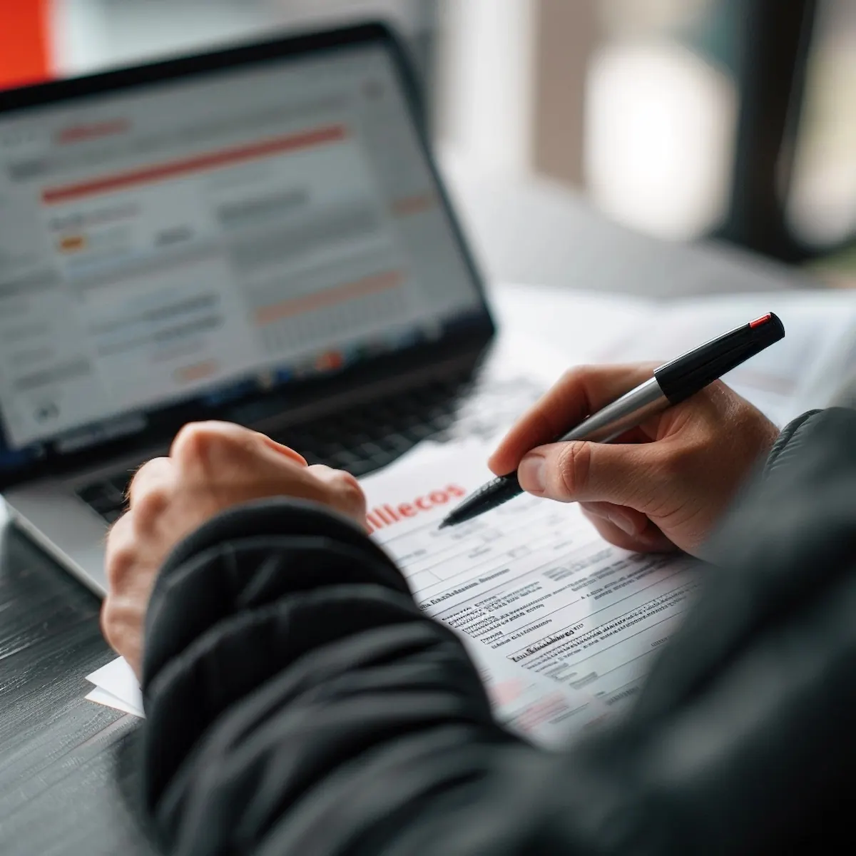 how-to-sign-up-for-aliexpress-hands-form-1-1.jpg How to sign up for AliExpress, hands filling out a form with laptop in background