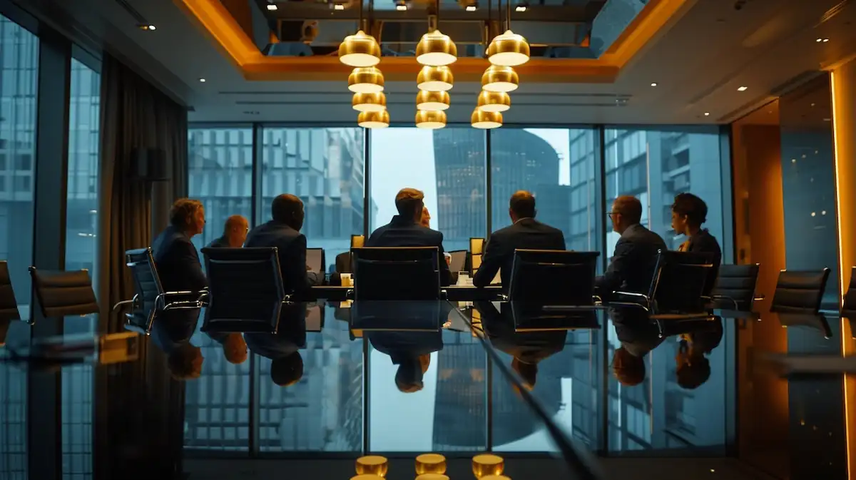 terms-of-use-executive-boardroom Terms of Use, professionals discussing policies in premium boardroom