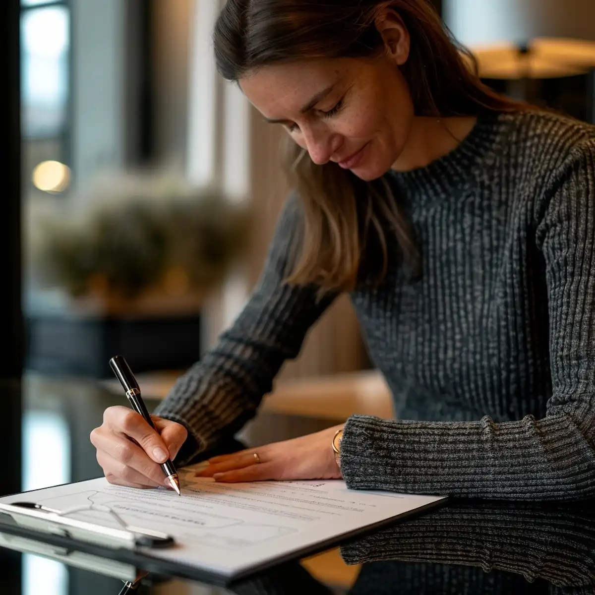 terms-of-use-signing-premium-office Terms of Use, signing agreement in modern office