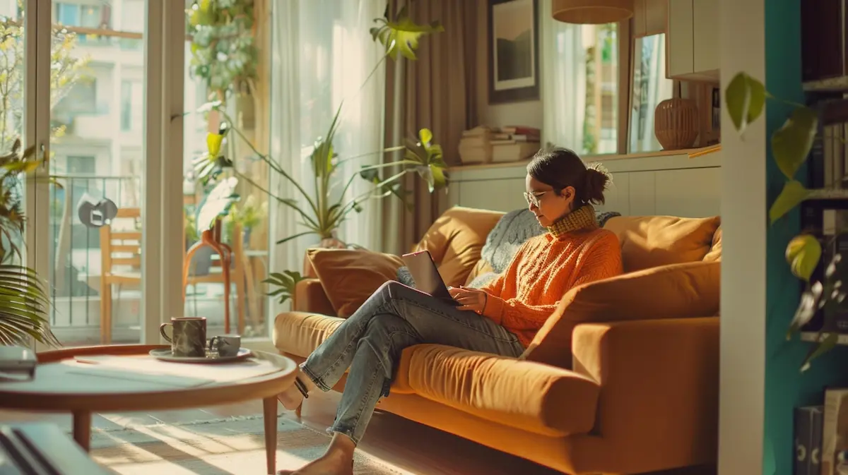 post-purchase-communication-aliexpress-living-room-16-9 Post-purchase communication AliExpress, reviewing messages in modern setting