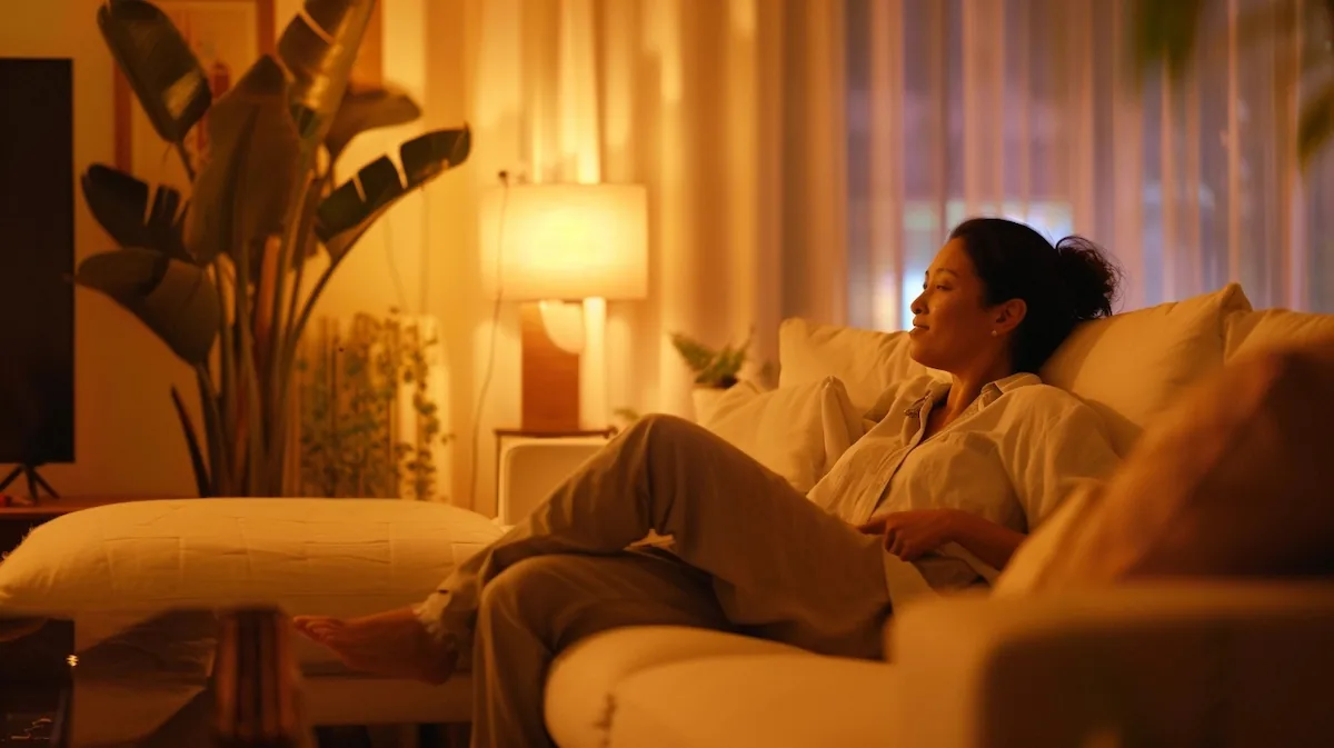 review-products-living-room-16-9 Review products AliExpress app, sharing feedback in a cozy living room